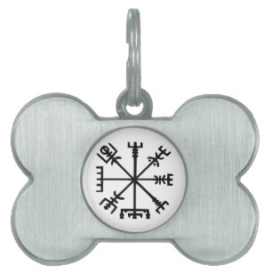Vegvísir (Viking Compass) Pet Tag