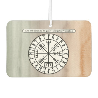 Vegvisir Viking Compass Symbol Design Car Air Freshener