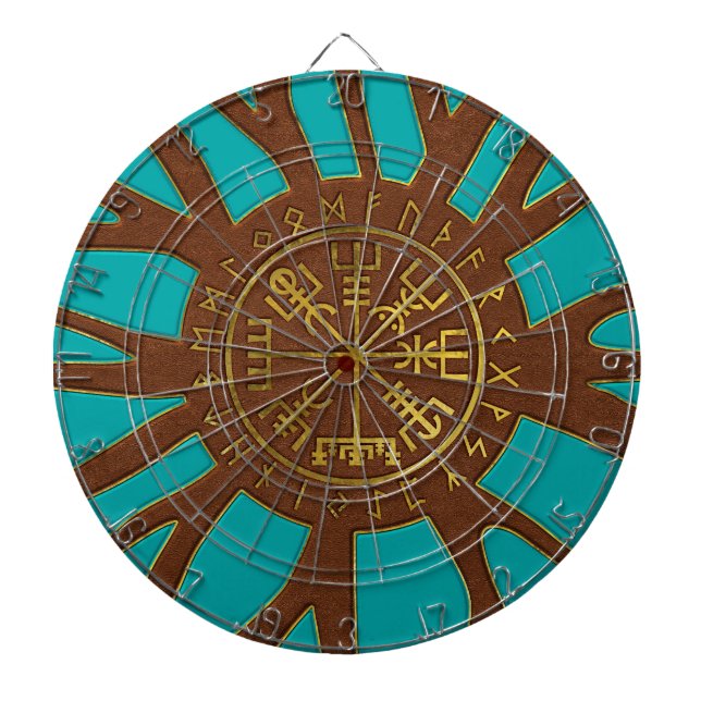 Vegvisir - Viking  Navigation Compass Dartboard (Front)