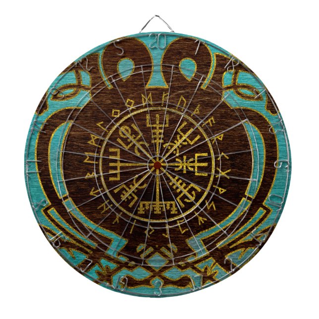 Vegvisir - Viking  Navigation Compass Dartboard (Front)
