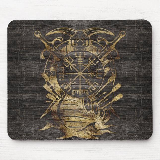 Vegvisir - Viking  Navigation Compass Mouse Mat (Front)