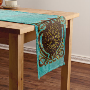 Vegvisir - Viking  Navigation Compass Short Table Runner