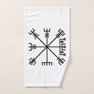 Vegvisir Viking Symbol Hand Towel