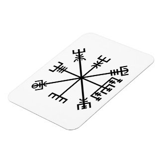 Vegvisir Viking Symbol Magnet