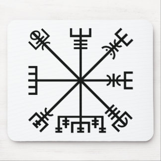 Vegvisir Viking Symbol Mouse Mat