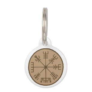 Vegvsir Stave Sigil Pet Tag