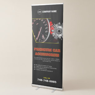 Vehicle Accessories Custom Retractable Banner