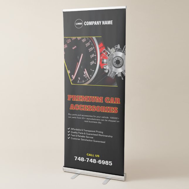 Vehicle Accessories Custom  Retractable Banner (3/4)