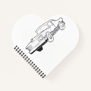 vehicle illustration notebook