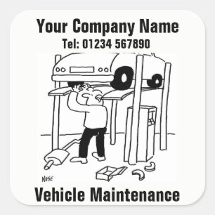 Vehicle Maintenance Business stickers