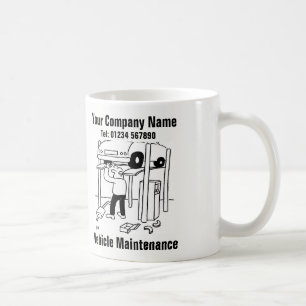 Vehicle Maintenance. Funny Garage Coffee Mug