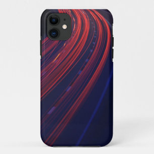Vehicle Traffic Tail Light Trails iPhone 11 Case
