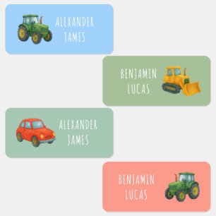 Vehicle Transport Back to School Clothing Kids