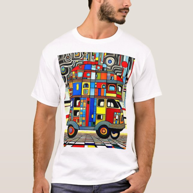 Vehicles on wheels 7 T-Shirt (Front)