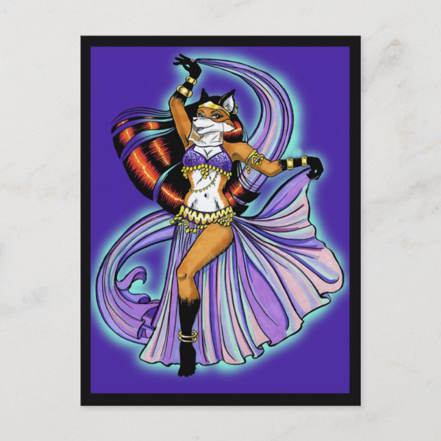 Veil Dancer Postcard (Front)
