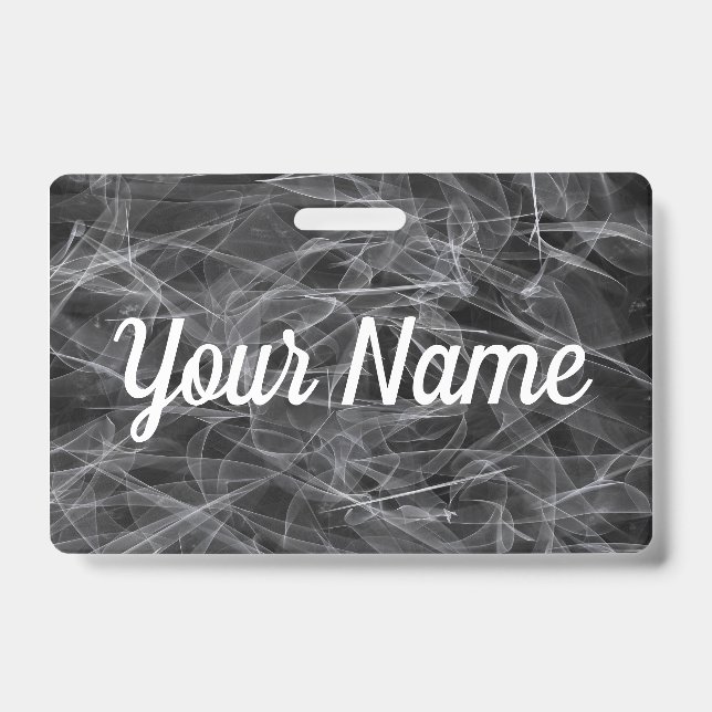 Veil like a X-ray image       ID Badge (Front)