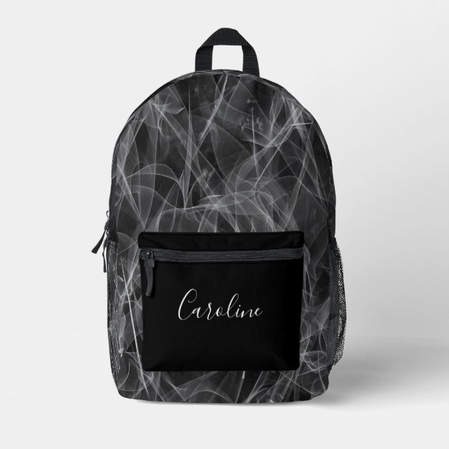 Veil like a X-ray image   Printed Backpack (Front)