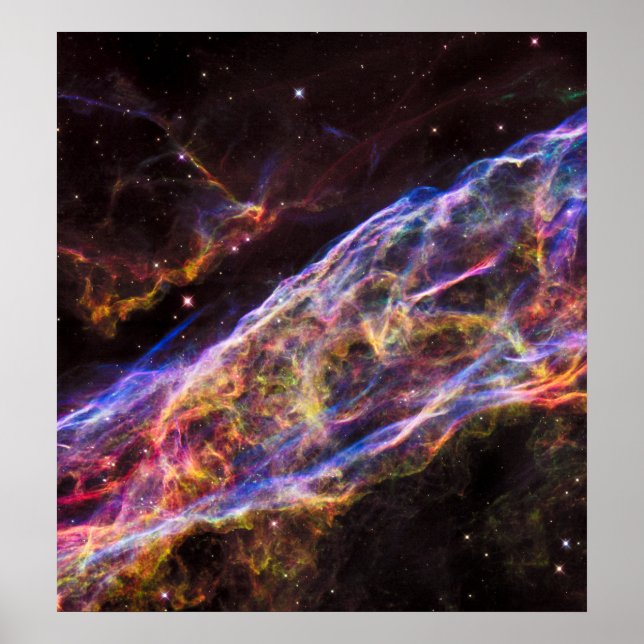Veil Nebula Supernova Remnant Poster (Front)