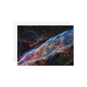 Veil Nebula Supernova Remnants Hubble Telescope Invitation