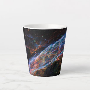 Veil Nebula Supernova Remnants Hubble Telescope Latte Mug