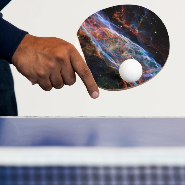 Veil Nebula Supernova Remnants Hubble Telescope Ping Pong Paddle (Insitu)