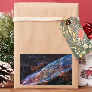 Veil Nebula Supernova Remnants Hubble Telescope Rectangular Sticker