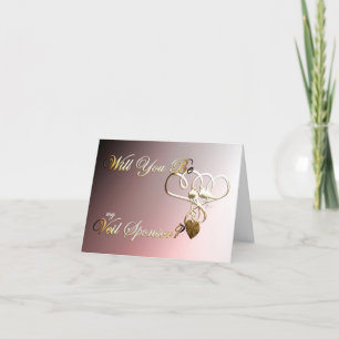 Veil sponsor wedding proposal invite doves heart