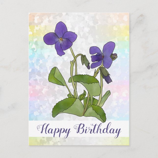 Veilchen Postcard (Front)