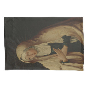 Veiled Virgin Mary (by Lucas van Leyden) Pillowcase