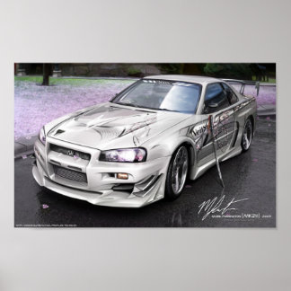 Veilside StreetDrag GTR by MK211 Poster