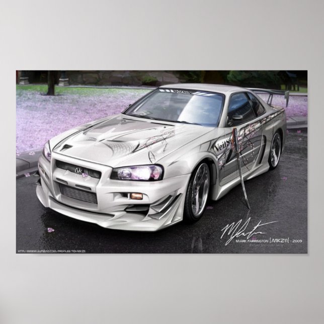 Veilside StreetDrag GTR by MK211 Poster (Front)