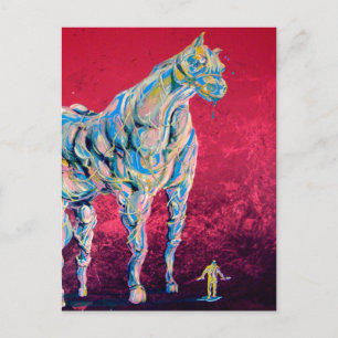 Veiny Horse postcard