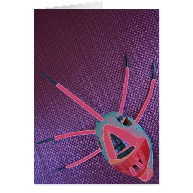 Vejigante coconut mask from Puerto Rico (Front)