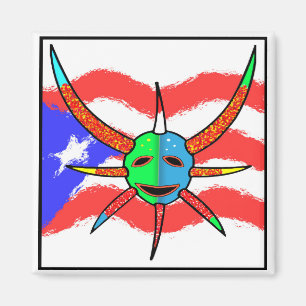 vejigante mask magnet