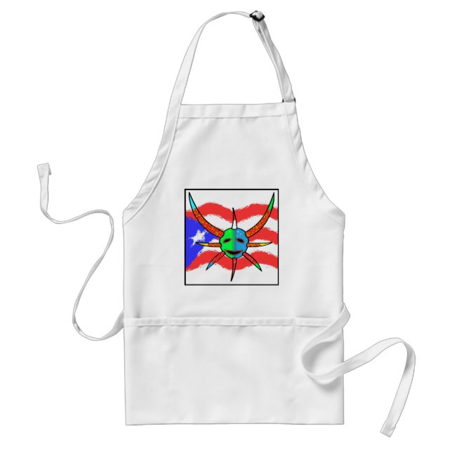 vejigante mask standard apron (Front)