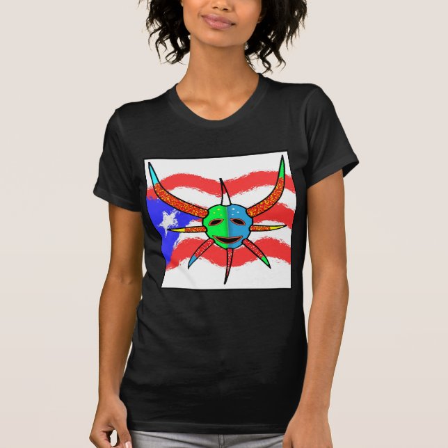 vejigante mask T-Shirt (Front)
