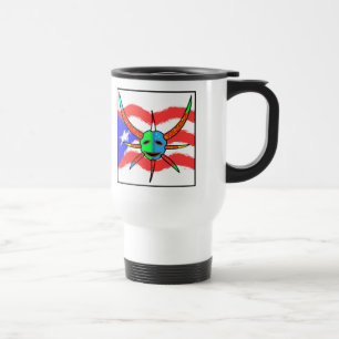 vejigante mask travel mug