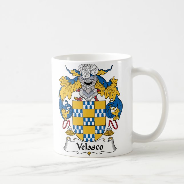 Velasco Family Crest Coffee Mug (Right)