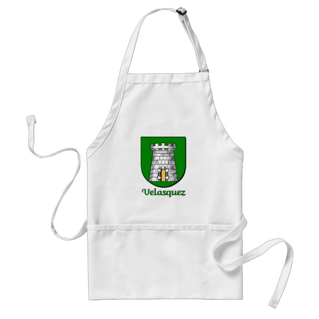 Velasquez Family Shield Apron (Front)
