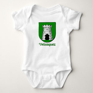 Velasquez Family Shield Baby Bodysuit