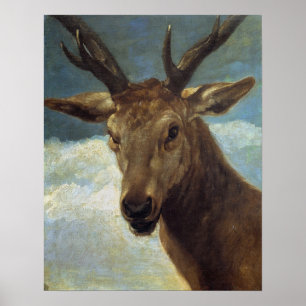 Velázquez - Head Of Roe Deer 1634 Poster