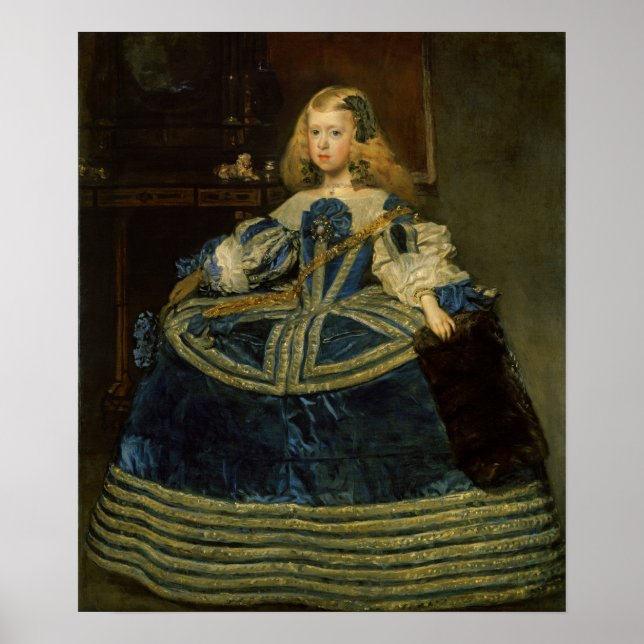 Velázquez - Margarita Teresa In A Blue Dress Poster (Front)