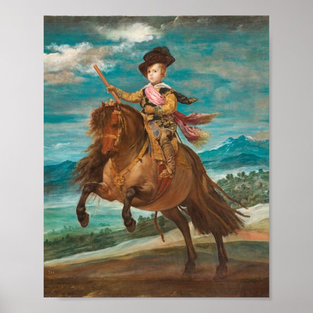 Velazquez -  Portrait of Prince Balthasar Charles Poster (Front)