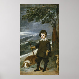 Velazquez - Prince Baltasar Carlos Hunter 1635 Poster