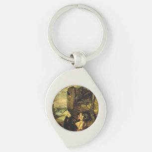 Velazquez: St. Anthony Abbot & St. Paul the Hermit Key Ring