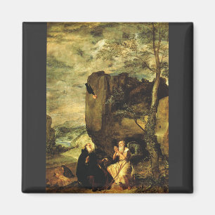 Velazquez: St. Anthony Abbot & St. Paul the Hermit Magnet