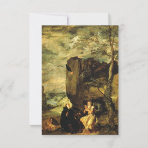Velazquez: St. Anthony Abbot & St. Paul the Hermit Thank You Card