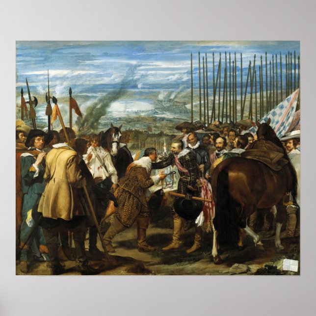 Velázquez - The Surrender Of Breda 1635 Poster (Front)