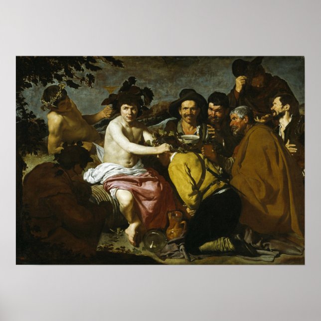Velázquez - The Triumph Of Bacchus 1628 Poster (Front)
