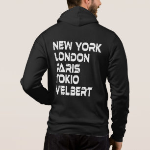 Velbert New York London Tokio Paris Hoodie